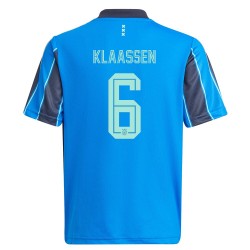 Camisola AFC Ajax Davy Klaassen 6 Equipamento Segundo 2021-2022 Manga Curta